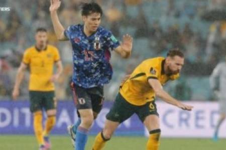  Gebuk Australia 2-0,  Jepang Lolos ke Putaran Final Piala Dunia 2022 di Qatar 