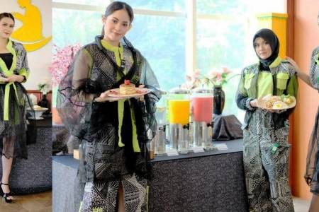 Embran Nawawi Tampilkan Neo Mekasan, Motif Batik Kontemporer Monokrom