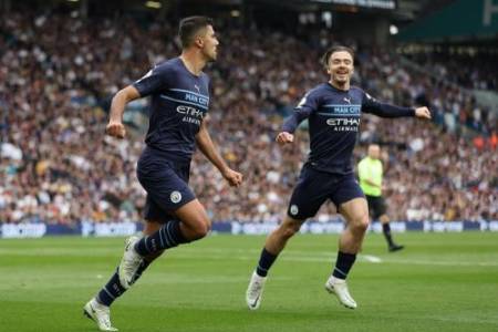  Manchester City vs Leeds United : The Citizes  Menang Besar 4-0