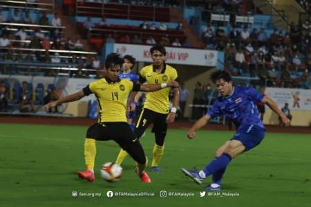 Sepakbola Putra Sea Games 2022 : Malaysia Gilas Thailand 2-1, Singapura ditahan Imbang Laos