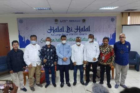 Wagub Ariza dan Ketum PWI Pusat Hadiri Halalbihalal PWI Jaya 