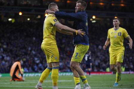 Playoff Piala Dunia 2022 : Ukraina Hajar Skotlandia 3-1