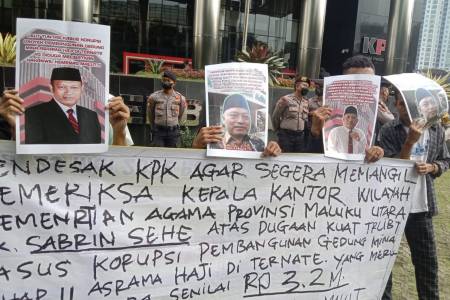 Mahasiswa Maluku Utara Jakarta, Kembali Demo di KPK dan Kementerian Agama RI
