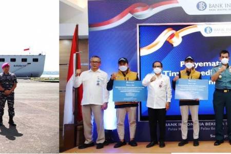 Ekspedisi Rupiah Berdaulat ke 5 Pulau Terluar di Jatim Bawa Uang Layak Edar Rp.10,48 M