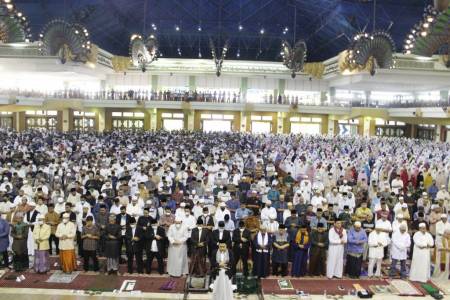 Masjid Raya JIC Sukses Gelar Sholat Ied Adha 1443 H