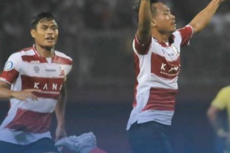 Liga 1 2022-2023 : Madura United Pesta Gol 8-0 atas Barito Putra