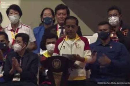 Presiden Jokowi Resmi Tutiup  Asean Para Games XI 2022