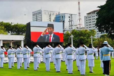 Simak, Ini Daftar 68 Anggota Paskibraka yang Dikukuhkan Presiden Jokowi