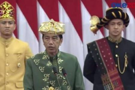 HUT Kemerdekaan ke 77 Indonesia, Presiden Jokowi Minta  Semua Pihak  Bersatu Dukung Wujudkan Indonesia Maju