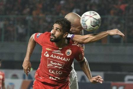Liga 1: Persija Jakarta Menang Tipis 1-0 atas Persita Tangerang