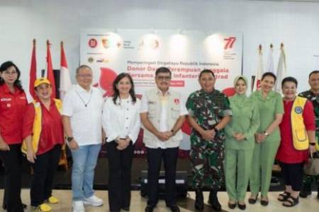 Kostrak TNI Gelar Donor Darah di Depok