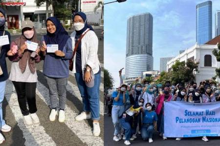 Paragon Corp Surabaya Bagikan Produk Gratis, Tanda Cinta kepada Masyarakat