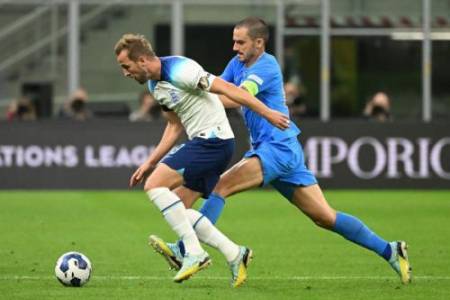 UEfA Nation Leage 2022: Timnas Italia Menang Tipis 1-0 atas Timmas Inggris