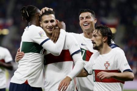 UEFA Nation Leage 2022/2023: Portugal Hajar Tuan Rumah Republik Ceko 4-0