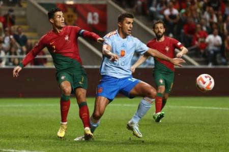 UEFA Nations League 2022/2023: Timnas Portugal Kalah Tipis 1-0 atas Timnas Spanyol