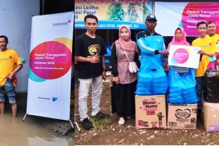 IOH Bantu Korban Banjir dan Tanah Longsor di Trenggalek
