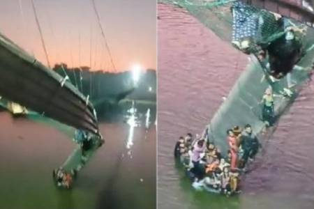 Jembatan Gantung di India Ambruk, Korban Terkini 78 Orang Meninggal