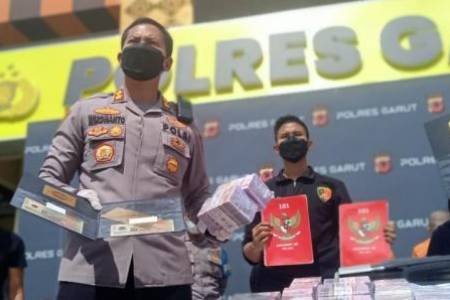 Polisi Ungkap Sindikat Uang Palsu 2,3 Milyar di Garut