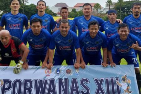 Semifinal Sepakbola Porwanas 2022: Hajar Riau 2-1,  PWI DKI Jakarta Hadapi PWI Jatim di Final