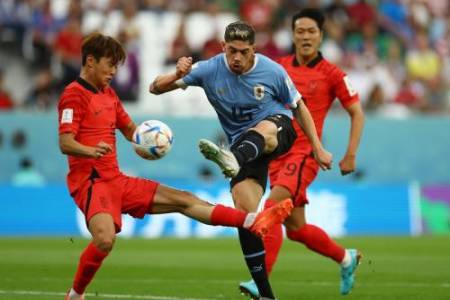 Piala Dunia Qatar 2022:  Timnas Korea Selatan Imbangi Timnas Uruguay 0-0
