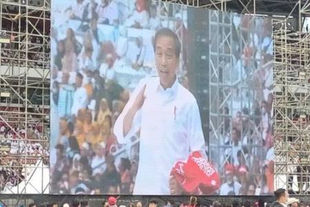 Presiden Jokowi Hadiri Acara RelawÃ nnya 'Nusantara Bersatu' di GBK Senayan