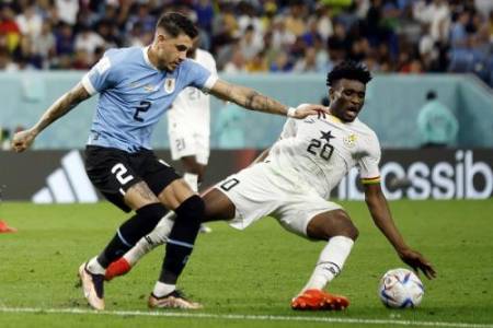 Menang Lawan Ghana 2-0, Timnas Uruguay Tetap Pulang Kampung!