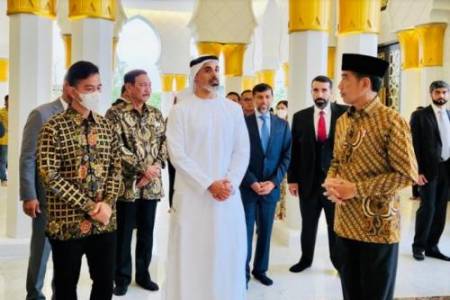 Presiden Joko Widodo Terima Kunjungan Putra MBZ