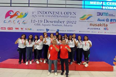 Putri Jawa Barat Juara Cabang Polo Air 4th IOAC 2022