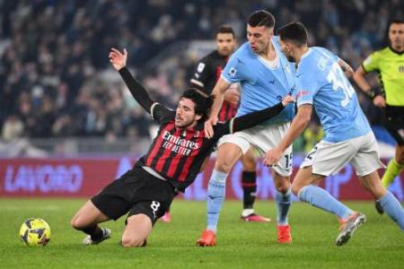 Liga Italia 2022/2023:  Lazio Remukan AC Milan dengan Skor Telak 4-0
