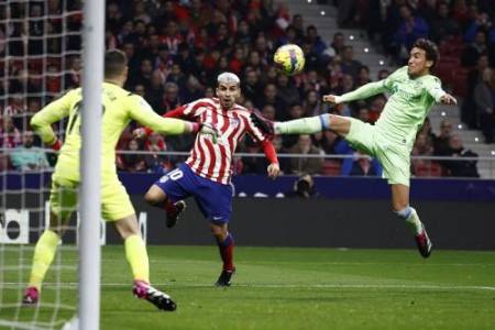 Liga Spanyol 2022/2023: Atletico Madrid Diimbangi Getafe 1-1