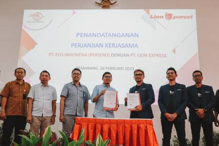 Kolaborasi, Lion Parcel Dukung Percepatan Distribusi Pos Indonesia 