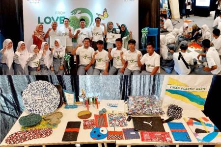 Sharp Eco-Bition Workshop di SMAN 13 Surabaya Tingkatkan Peduli Lingkungan Siswa Sekolah