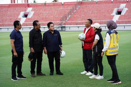 Tinjau Stadion I Wayan Dipta,  Erick Thohir: Piala Dunia U-20  Dapat Bangkitkan Pariwisata Olahraga
