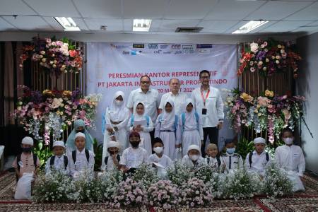 Peresmian Kantor Representatif PT JIP dan Syukuran bersama Anak Yatim dalam rangka Menyambut Bulan Suci Ramadhan 1444 H