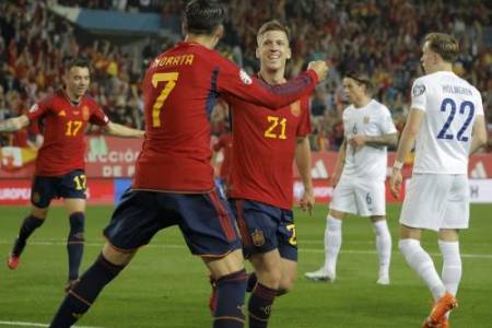 Kualifikasi Piala Eropa 2023: Timnas Spanyol Hantam Timnas Norwegia  dengan Skor3-0