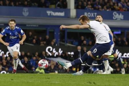 Liga Inggris 2022/2023: Everton vs Tottenham Hotspur Berakhir Imbang 1-1