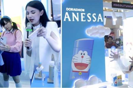 Anessa Gandeng Doraemon Tawarkan Produk Andalan, Mampu Lindungi Kulit Terhadap Sinar UV