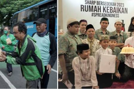 Sharp Indonesia Hadirkan Rumah Kebaikan, Siapkan Takjil & Makanan Berbuka untuk Anak-anak Panti Asuhan