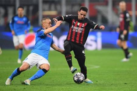 AC Milan Sikat Napoli 1-0 di Leg I Perempatfinal Liga Champions 2022/2023