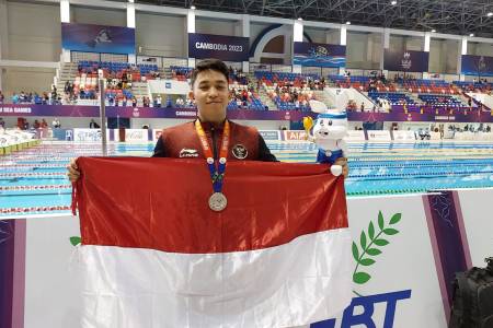 SEA Games 2023, Farrel Tangkas Sumbang Medali Pertama Akuatik