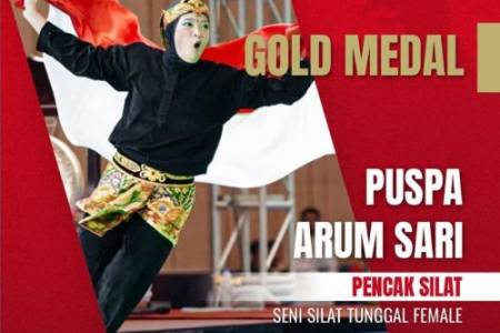 Puspa Arum Sari Sumbang Medali Emas Ke-12 Sea Games 2023 untuk Indonesia dari Cabor Pencak Silat