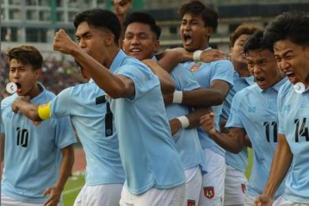 Timnas Myanmar U-22 ke Semifinal Sea Games 2023 Dampingi Timnas Indonesia U-22