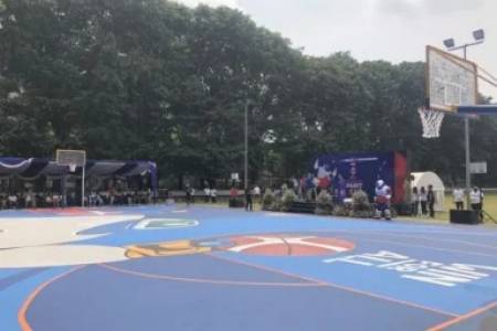 Resmi! FIBA World Cup luncurkan "Revamp My Court" di Lapangan Banteng