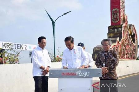 Presiden Jokowi Resmikan Jembatan Kretek II Bantul