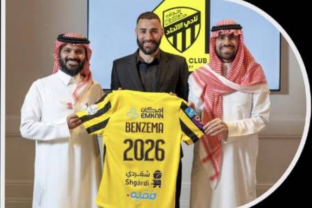 Karim Benzema Resmi Gabung Klub Al Ittihad FC di Liga Arab Saudi, Ini Gaji Fantastisnya!