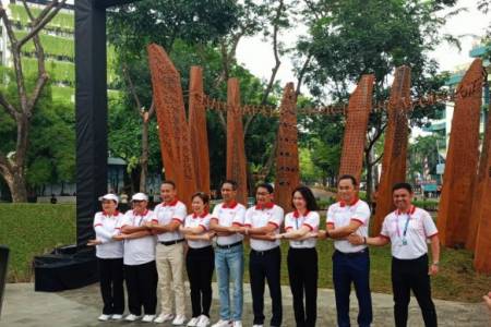 Pj Gubernur DKI Jakarta Heru Budi Hartono Resmikan Taman ASEAN di Jalan Pattimura dan Raden Fatah
