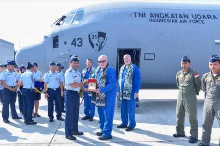 TNI  AU Kembali Terima Pesawat C-130J-30 Super Hercules Terbaru