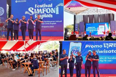 BI Jatim Luncurkan Promo QRIS Pariwisata di Festival Simfoni Rupiah di Tugu Pahlawan Surabaya