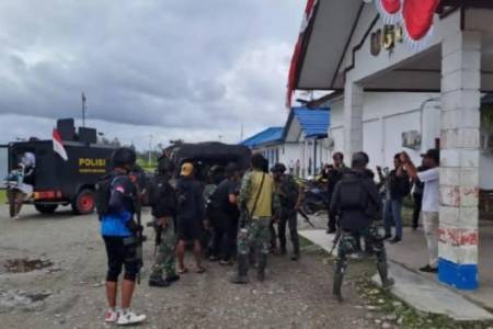 KKB Papua Kembali Serang Pos Militer TNI AL di Dekai 