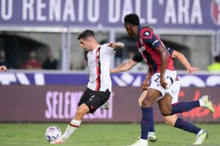 Christian Pulisic Tampil Gemilang Bawa AC Milan Hantam Bologna dengan Skor 2-0